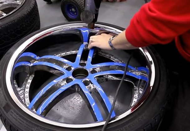 how to wrap rims wheel