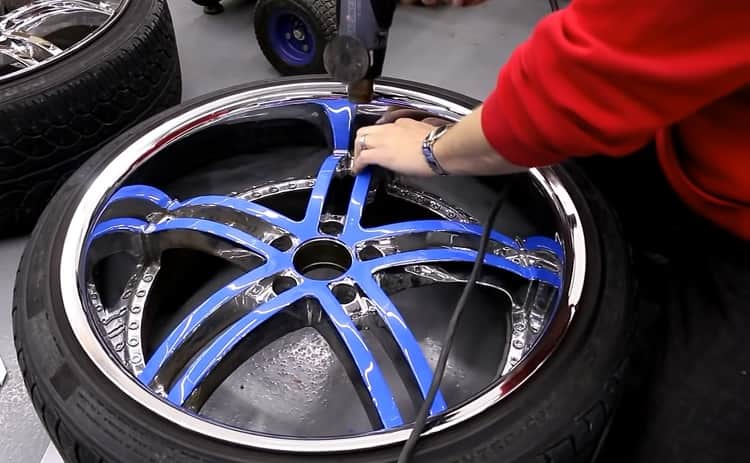 how to wrap rims wheel