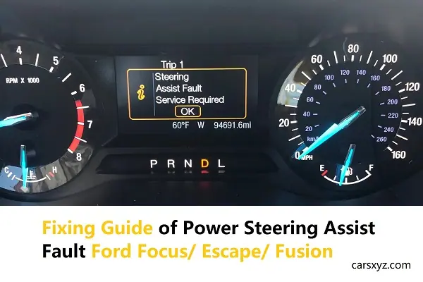 how to fix power steering assist fault ford focus